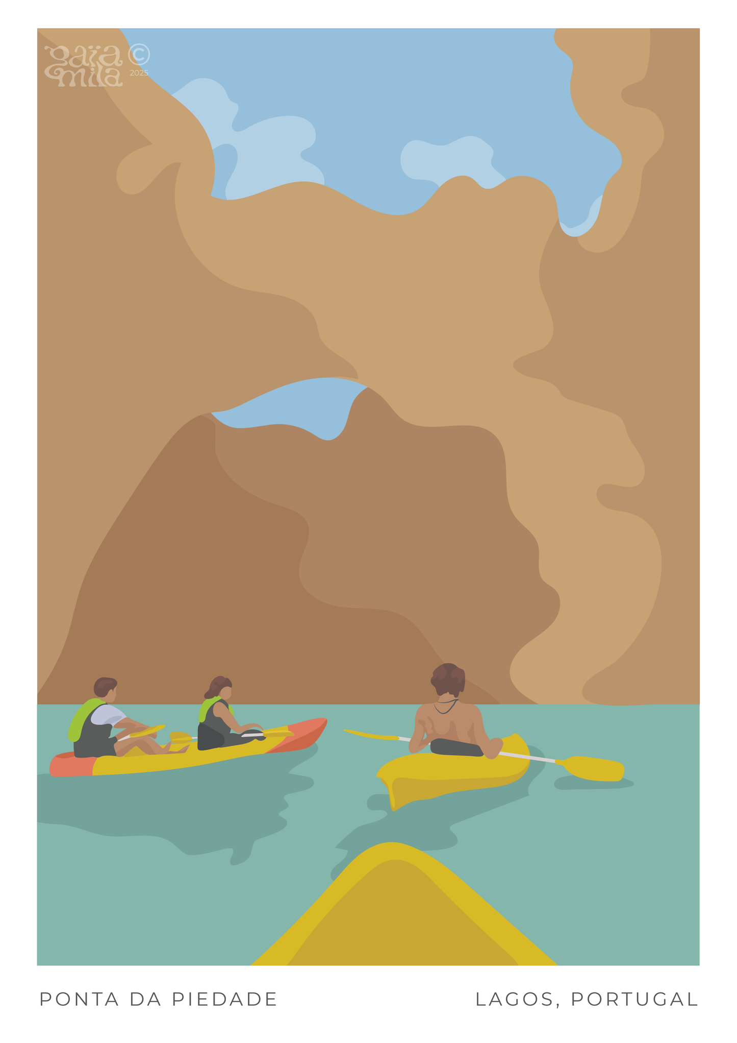 Kayaking at Ponta da Piedade